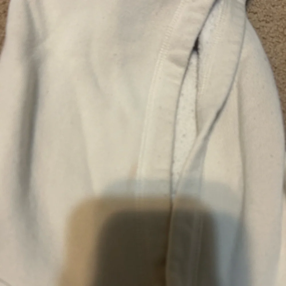 Levi’s Vintage Style Pullover Hoodie Cream Logo Men’s Large